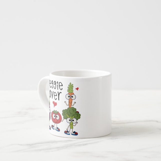 Tasse Expresso Amant végétarien (Devant gauche)