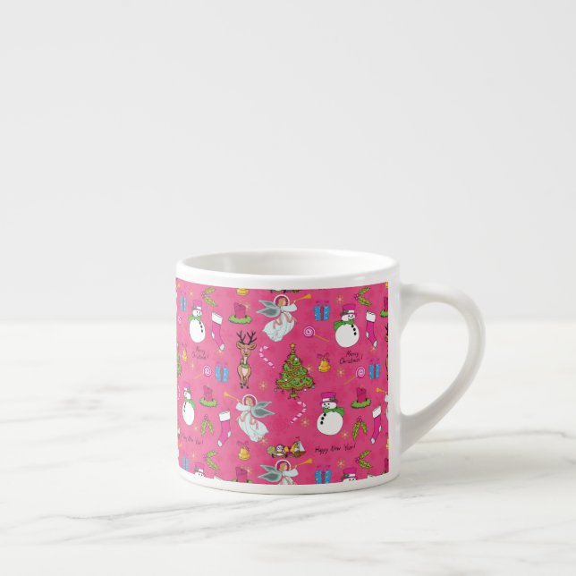 Tasse Expresso Angel de Noël (Droite)