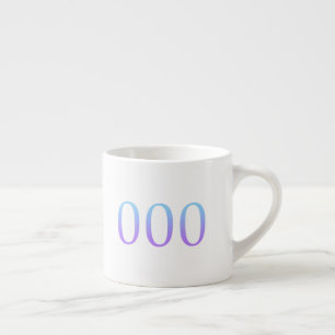 Tasse Expresso Angel Numéro 000 - Unicité