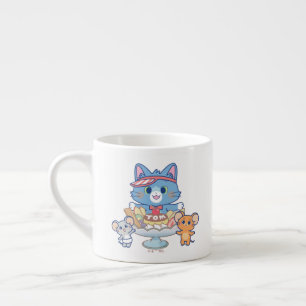 Tasse Expresso Anime Tom, Jerry et Tuffy Dessert Parlor