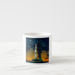Tasse Expresso Apollo 4 Saturn V sur la protection un complexe 39