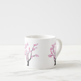 Tasse Expresso Arbre à fleurs de prune