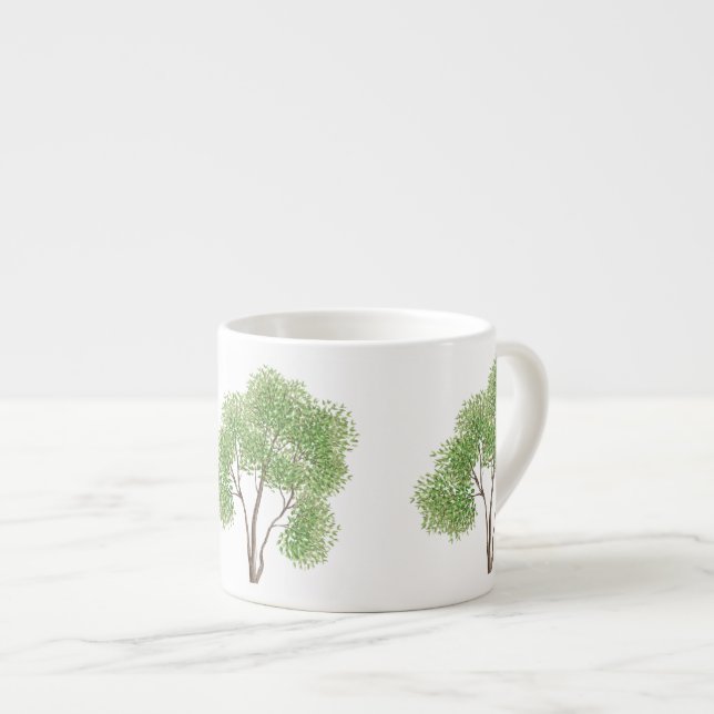 Tasse Expresso Arbre de Cottonwood (Devant droit)