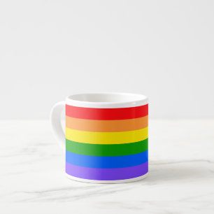 Tasse Expresso Arc-en-ciel Coloré
