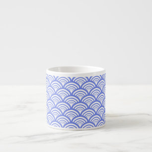 Tasse Expresso Arc géométrique Art Déco en coquille Saint-Jacques