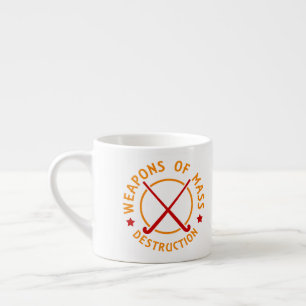 Tasse Expresso Armes de destruction de hockey sur gazon