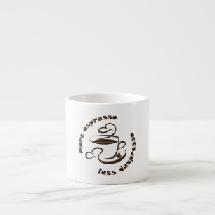 Tasse Expresso Arôme de positivité : plus d'expresso, moins de dé