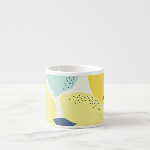 Tasse Expresso Arômes d'agrumes, motif transparent et vivant.