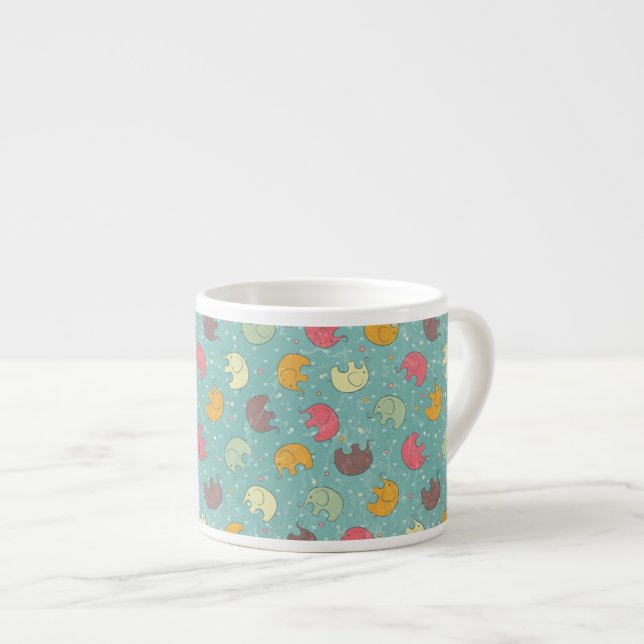 Tasse Expresso arrière - plan de bébé (Devant droit)