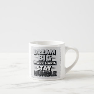 Tasse Expresso Art de citation de typographie inspirante et motiv
