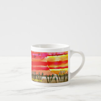 Tasse Expresso ...au soleil...art de Jutta Gabriel...