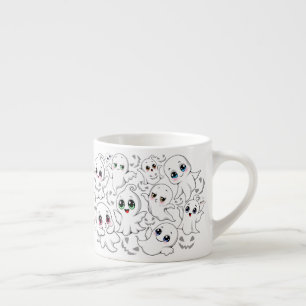 Tasse Expresso Baby Ghosts Éffrayant mignon Halloween humeur
