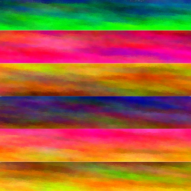 Tasse Expresso bandes colorées (Créateur téléchargé)