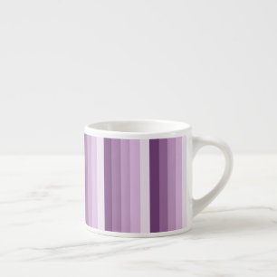 Tasse Expresso Bandes d'ombre prune violette
