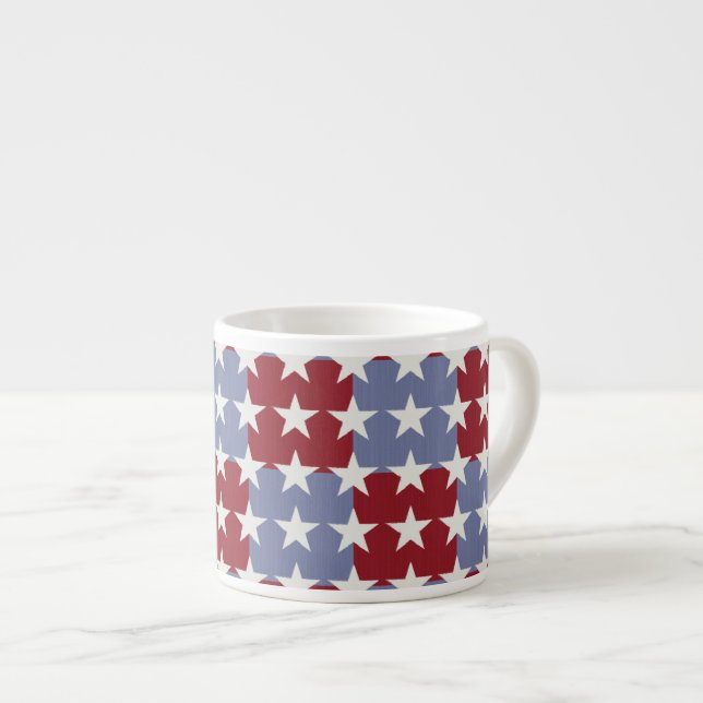 Tasse Expresso Bannière étoilée (Devant droit)