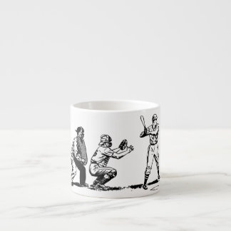 Tasse Expresso baseball vintage 