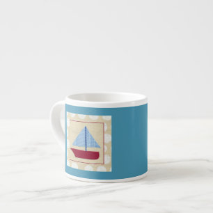 Tasse Expresso Bateau à voile pour enfants par Chariklia Zarris