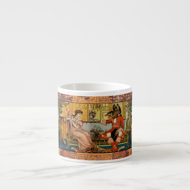 Tasse Expresso Beauté Beast Classic Fairy Tale Caractères (Devant)