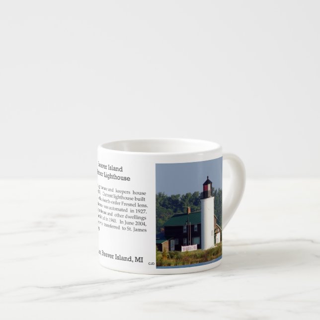 Tasse Expresso Beaver Island Harbour Lighthouse espresso mule (Devant droit)