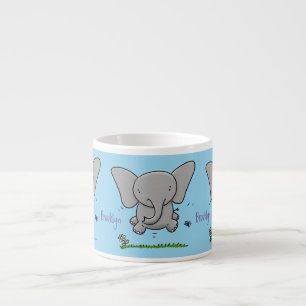 Tasse Expresso Belle adorable dessin d'éléphant bébé