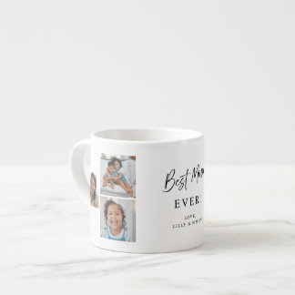 Tasse Expresso Best Mom Ever Modern Multi‑Photo Keepsake Custom