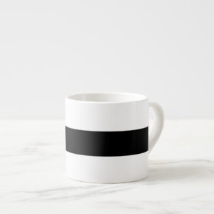 Tasse Expresso Blancs Et Noirs Classique