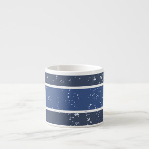 Tasse Expresso Bleu et blanc