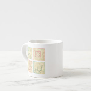 Tasse Expresso Blocs illustration de bébé par Chariklia Zarris