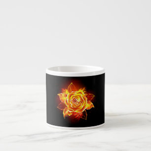 Tasse Expresso Blooming Fire Rose