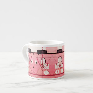 Tasse Expresso Blush Kilim : Art du patrimoine marocain rose