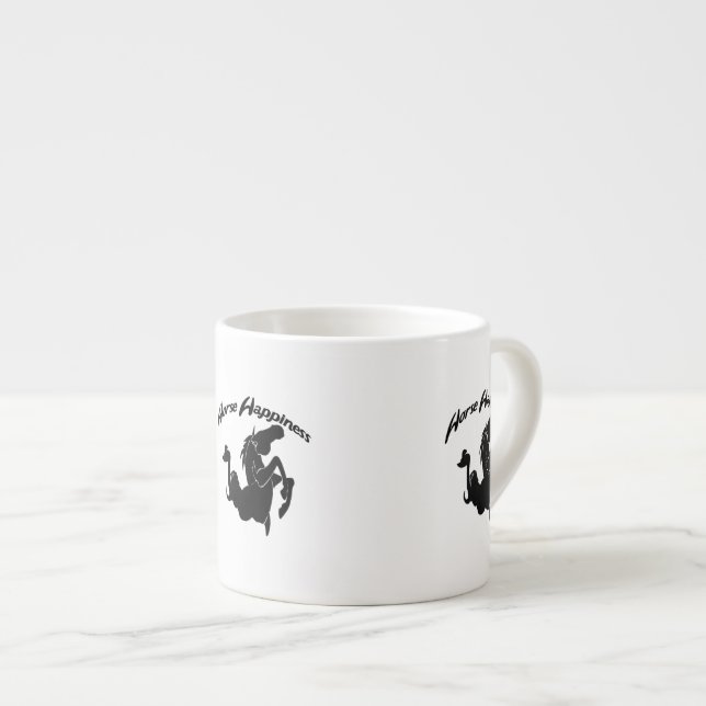 Tasse Expresso Bonheur du cheval (Devant droit)