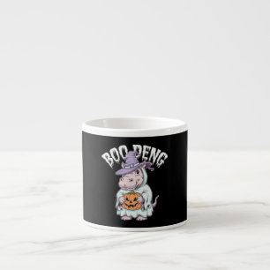 Tasse Expresso Boo deng Éffrayant Halloween Moo Deng Baby Hippo