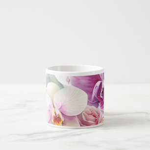 Tasse Expresso Bouge de spécialité de l'orchidée Blast