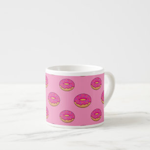Tasse Expresso Bouillie de fraises avec des arrosages