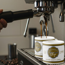 Boutique de café professionnel logo personnalisé