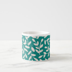 Tasse Expresso Branche feuilletée délicate