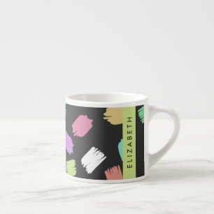 Tasse Expresso Brosse à peinture, Trucs à pinceau colorés, Votre