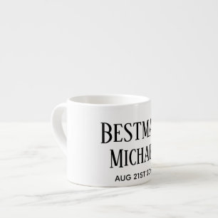 Tasse Expresso BUDGET Bestman Groomsman DONS Classique Noir