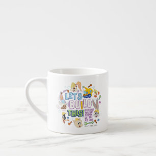 Tasse Expresso BUGS BUNNY BUILDERS™  Croquis "Construisons cela"