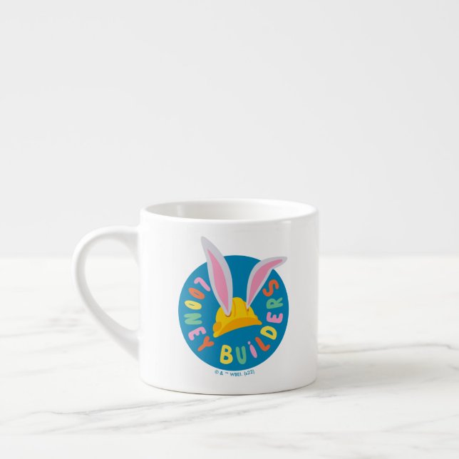 Tasse Expresso BUGS BUNNY BUILDERS™| Hard Hat Circle Logo (Gauche)
