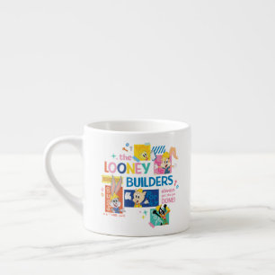 Tasse Expresso BUGS BUNNY BUILDERS™  Le Collage des Looney Builde