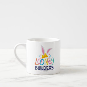 Tasse Expresso BUGS BUNNY BUILDERS™  Logo empilé Casque de Chanti