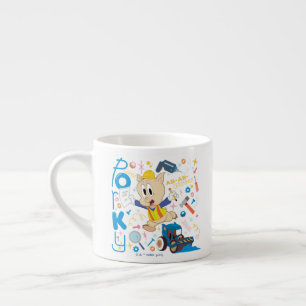 Tasse Expresso BUGS BUNNY BUILDERS™  Outils de travail de Porky P