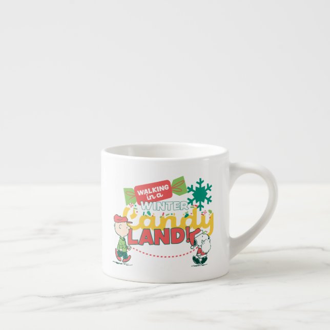 Tasse Expresso cacahuètes | Marcher Dans Un Pays De Bonbons D'Hiv (Droite)