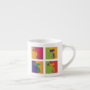 Tasse Expresso cacahuètes Snoopy Pop Art Moderne