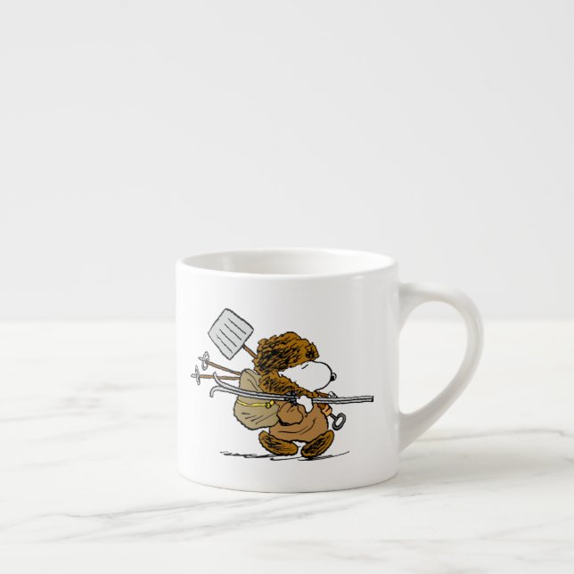 Tasse Expresso cacahuètes | Snoopy Snow Warrior (Droite)