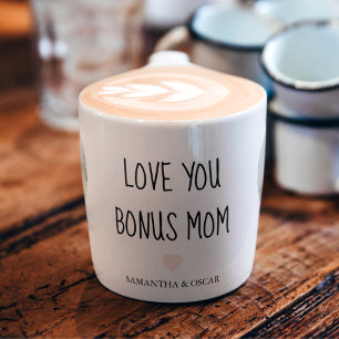 Tasse Expresso Cadeau Personnalisé pour Belle-Maman   Je t'aime B
