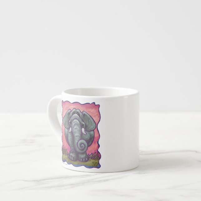 Tasse Expresso Cadeaux et accessoires éléphants (Devant gauche)