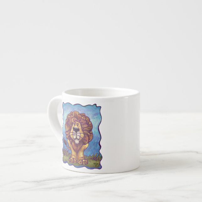 Tasse Expresso Cadeaux et accessoires Lion (Devant gauche)
