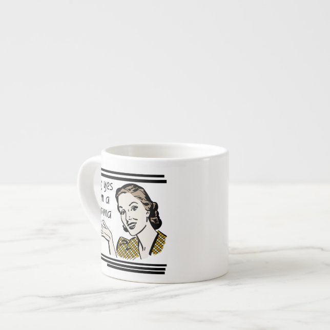 Tasse Expresso Cadeaux Gamma Retro (Devant gauche)